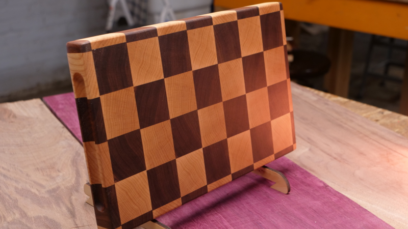 Checkered Cutting Board